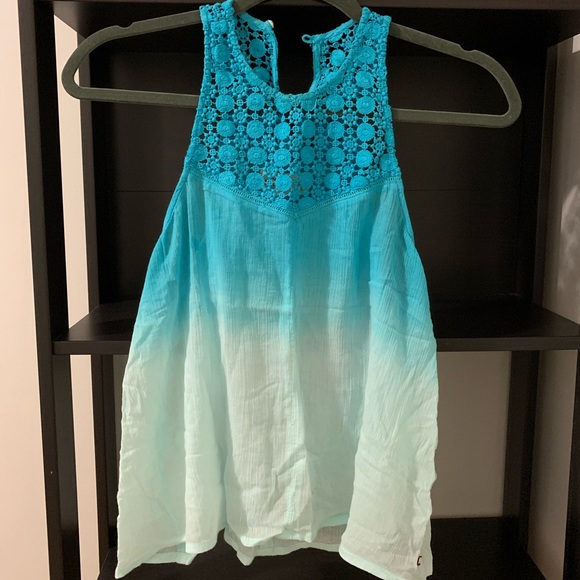 Hollister halter neck ombré tank
